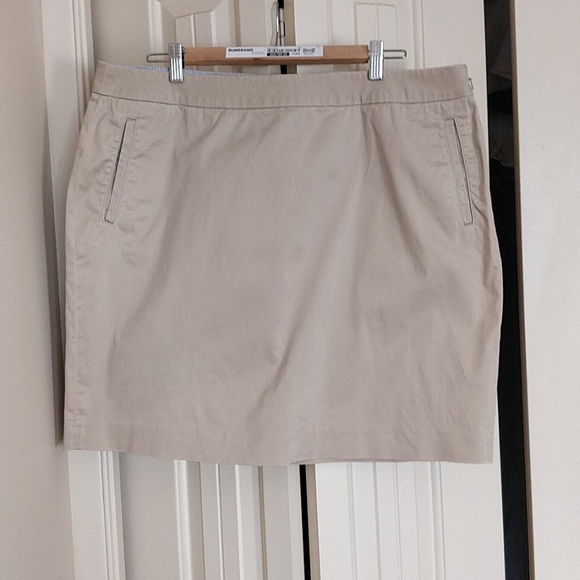 LL Bean Chino Skirt, Size 18 - Picture 1 of 4